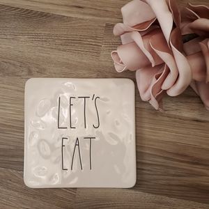Rae Dunn Let's Eat Plate